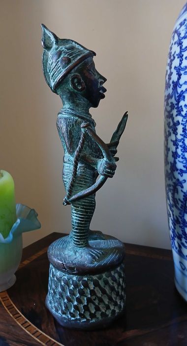 Escultura africana em bronze Séc XIX