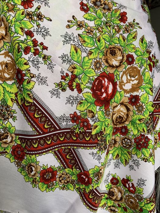 Платок украинский большой (шерсть+ вискоза)
