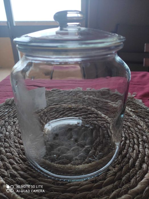 Frascos de vidro ikea