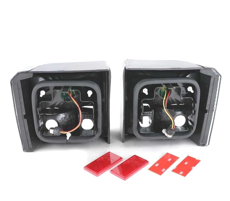 FAROLINS VOLKSWAGEN VW T4 TRANSPORTER CARAVELLE 90-03 LED PRETO