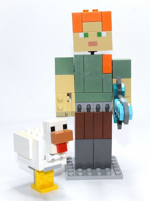 LEGO 21149 Minecraft BigFig Alex z kurczakiem Koszalin •