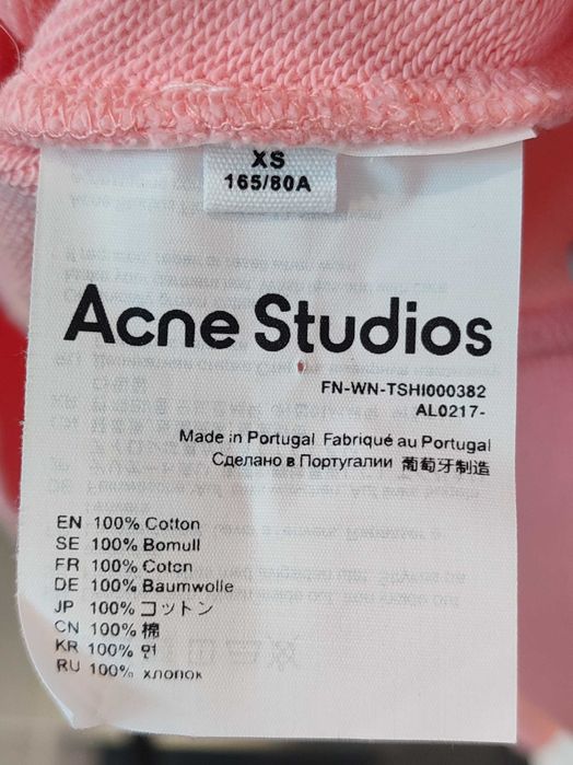 Світшот Acne Studios Crewneck Sweatshirt Pink