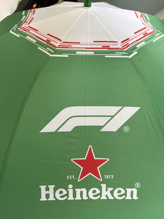 Limitowany zestaw parasol + brelok F1 x Heineken