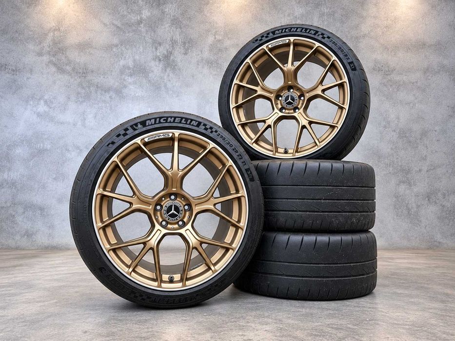 4X KOŁA LETNIE 21 Mercedes R21 AMG GT Pro Magnesium GT 192 W192 C192 GT192 GT 55 GT 63 PRO 63 S E-Performance (Michelin 2025 Rok) ORYGINALNE!!!