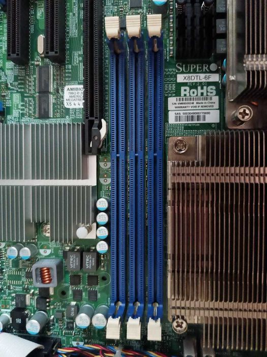 Сервер 1U X8DTL-L-/6F supermicro, Intel XEON E5620 (2.40 Ghz), 12Gb.