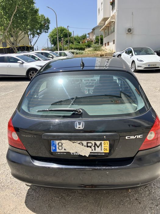 Honda Civic preto 2001, bom estado, bom preço!