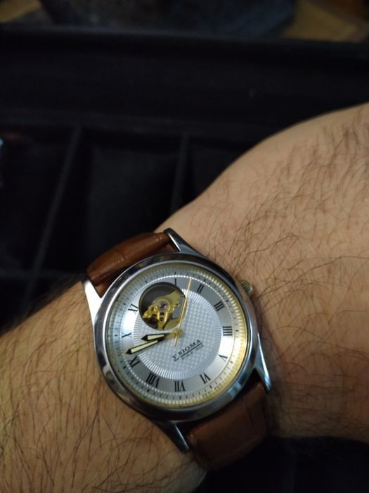 Швейцарские часы Sigma. Open heart.Sigmatic Оригинал