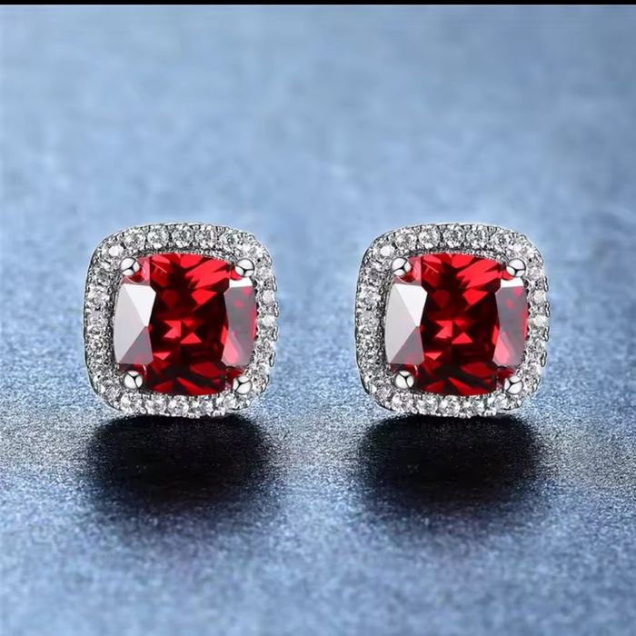 Сережки сяючий квадрат