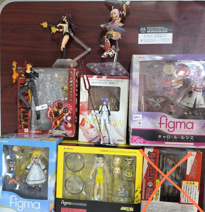 Шарнирные аниме фигурки Figma SH Figuarts Revoltech Kaiyodo Харухи