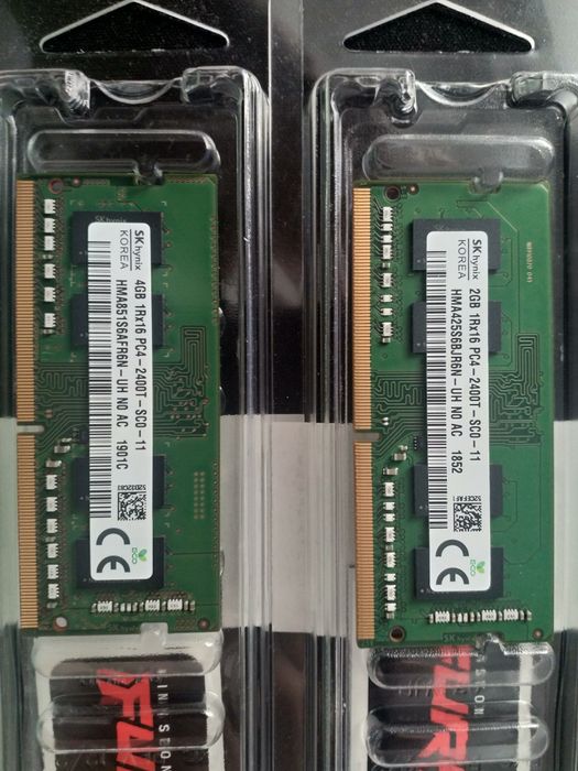 SK Hynix 6gb, 2gb + 4gb 1Rx16 PC4 - 2400T - SC0 - 11 Warszawa Ursynów ...