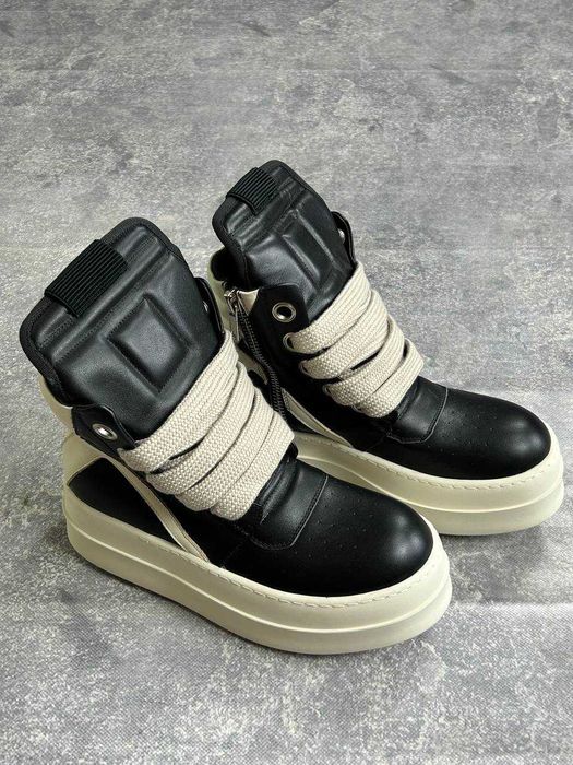 Rick Owens Geobasket double bumper jumbo laces drkshdw кеди кеды