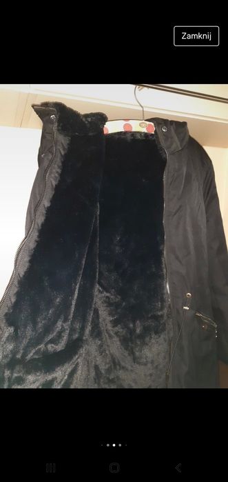 Zimowa parka dwustronna