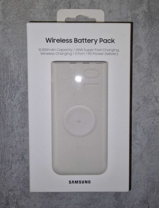 Powerbank Samsung, 10.000mAh, 25W Wireless (Na Caixa Selada)