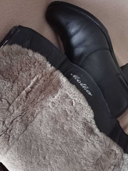 Ботинки/сапоги кожаные 39