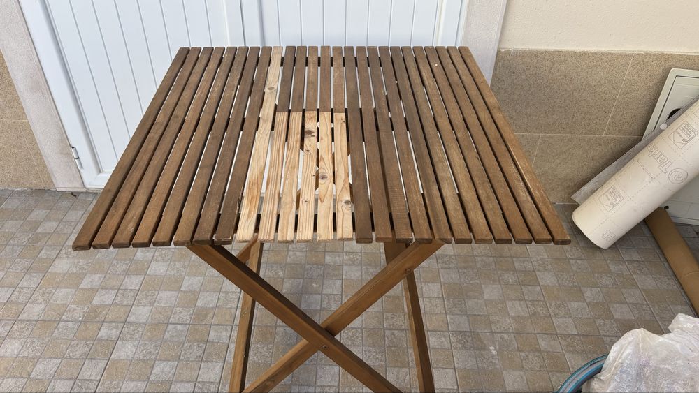 Mesa  madeira Exterior 80x80