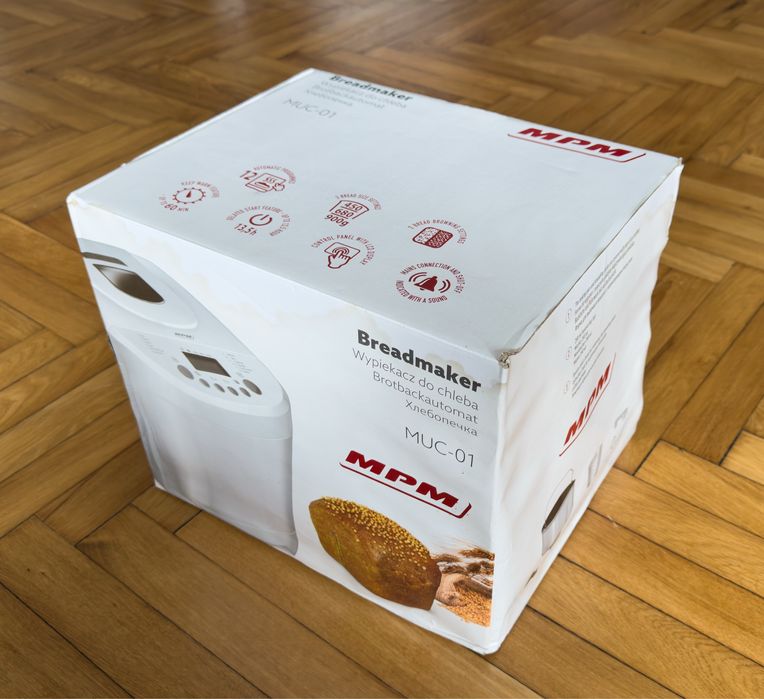 Wypiekacz do chleba MPM MUC-01 nigdy nie uzywany.
