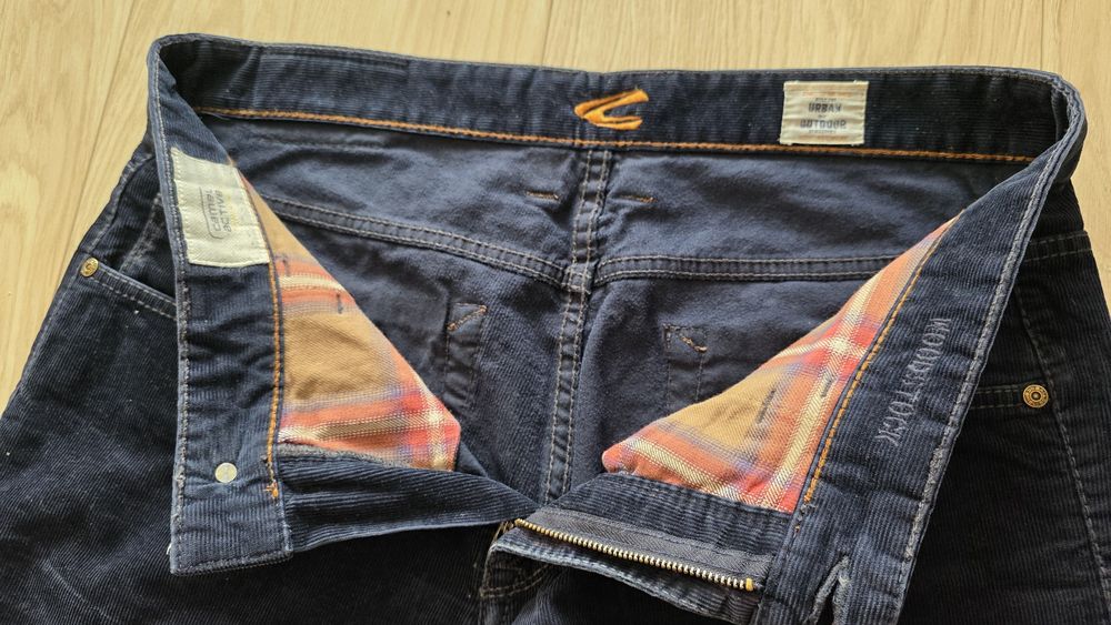 Camel Active Woodstock- granatowe sztruksy 36/34