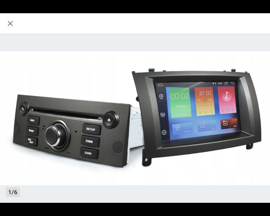 Radio Nawigacja Peugeot 407  MONTAŻ