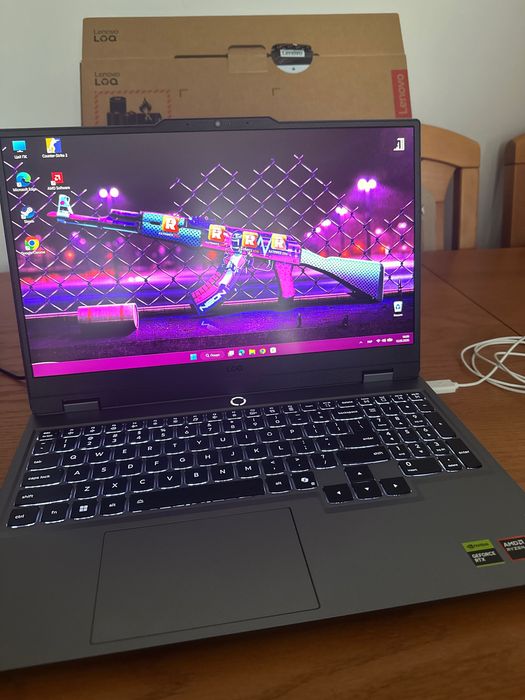 Sprzedaję laptopa gamingowego Lenovo Ryzen5.