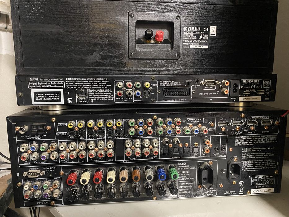 Kino domowe marantz sr 5002 glosniki yamaha