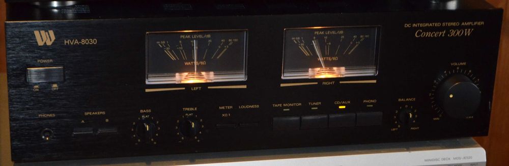 Wangine Renkforce HVA-8030 Wzmacniacz stereo TOP! wskaźniki wychyłowe