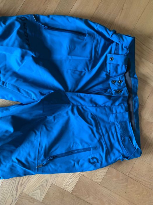 sprzedam męskie niebieskie spodnie narciarskie Scott rozm. S