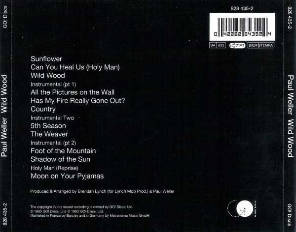 Paul Weller ‎– Wild Wood (CD)