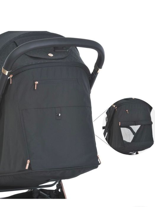 Прогулянкова коляска El Camino BEYA 1127 Black Leo каляска візок