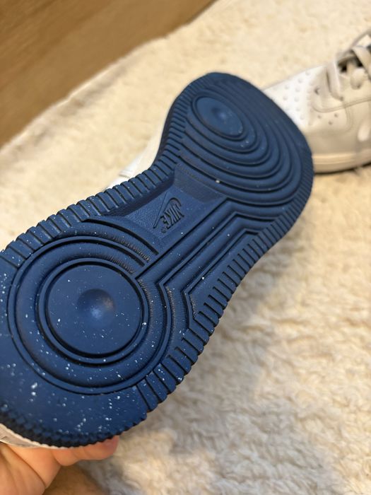 Buty Nike Air Force 1 bialo granatowe 40