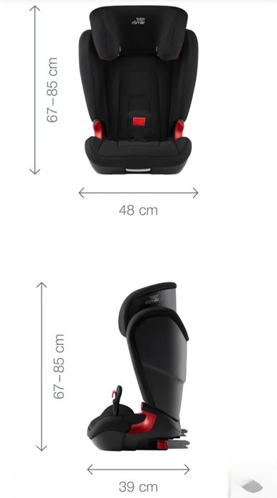 Fotelik samochodowy Römer Britax Kidfix 2 R 15-36kg Stan idealny