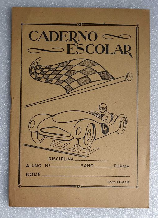 Antigo Caderno escolar