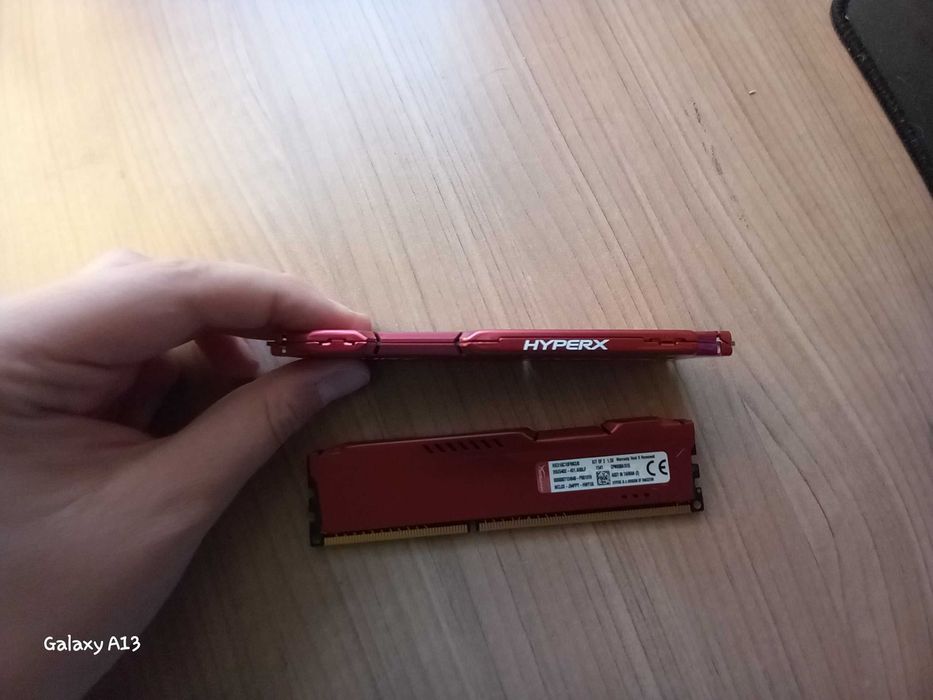 Kingston HyperX Fury 2x4 GB DDR3 1600 MHz CL10 – sprawne, zadbane