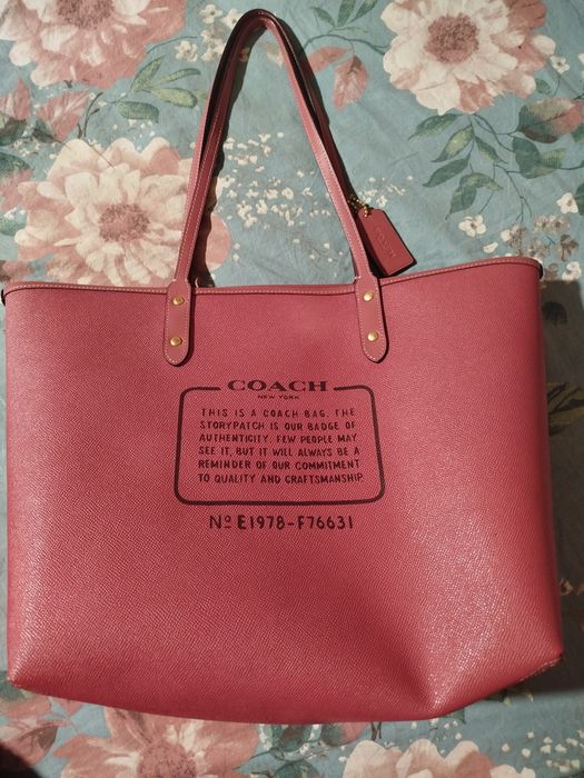 Шкіряна жіноча сумка coach з США