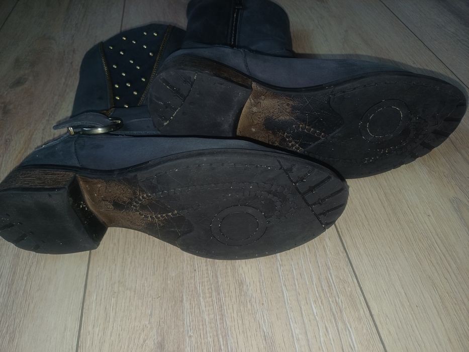 Kozaki skórzane kozaczki