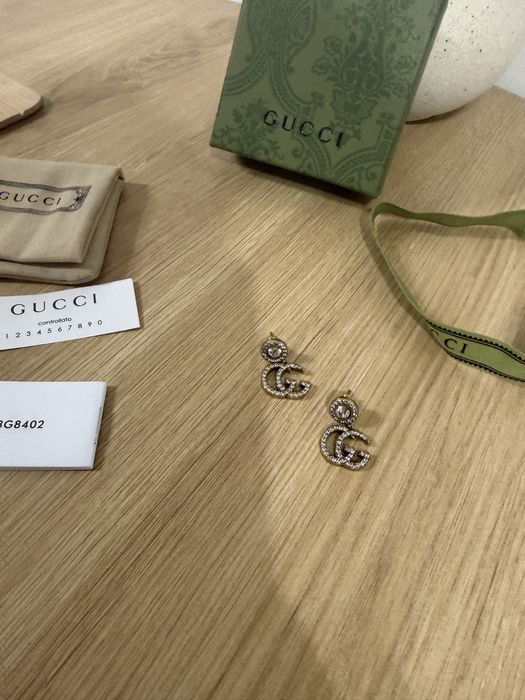 Kolczyki Gucci Biżuteria GG Marmont Crystal