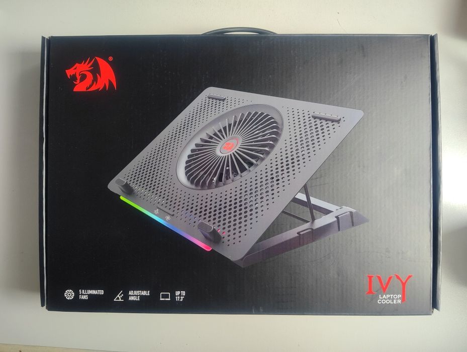 Podstawka chłodząca Redragon IVY RGB