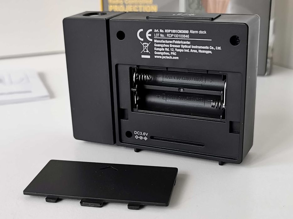 Budzik Explore Scientific RDP1001 Projekcyjny DCF Radiowy Podśw LCD