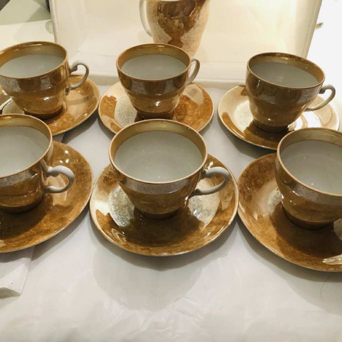 Serwis Zestaw kawiarniany stara polska porcelana