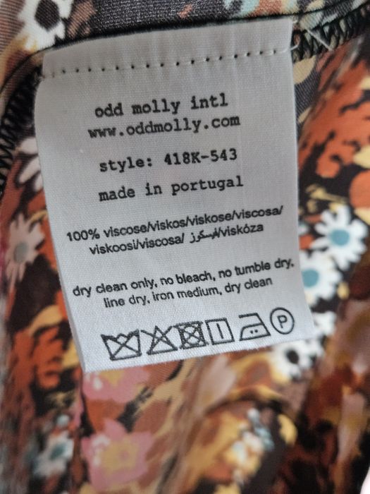 Bluzka wiązana jesienna odd molly wiskoza