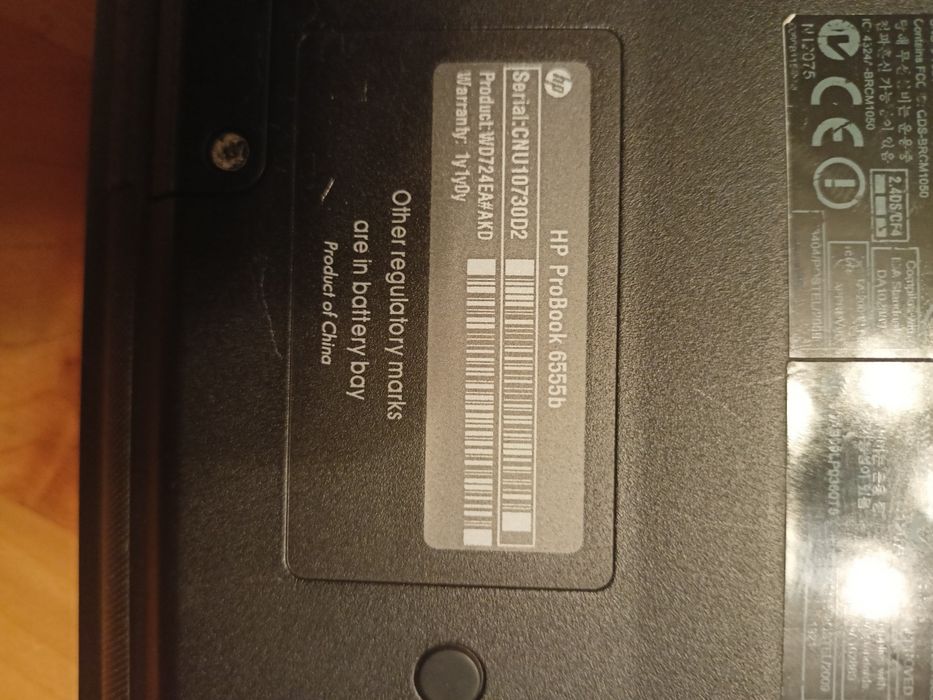 Laptop HP ProBook 6555b