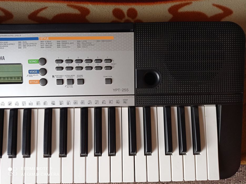Yamaha Ypt 255 uszkodzona