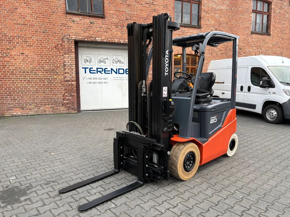 Toyota 8FBMKT20  FV23% Import Po Serwisie Bateria BDB Stan Elektryczny Czołowy 2000KG