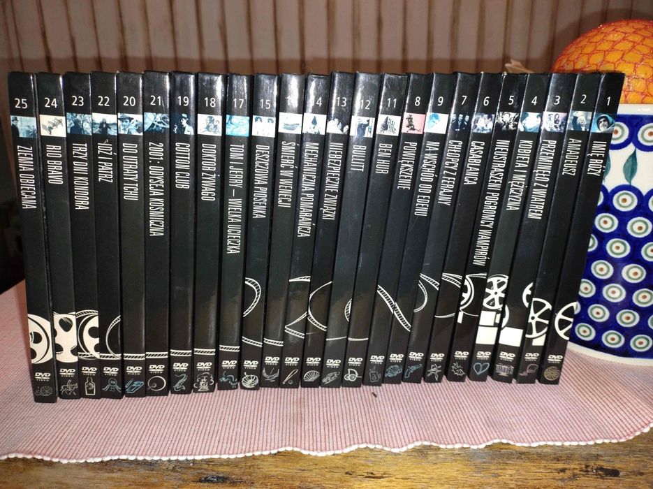 Kolekcja filmowa dvd, kino akcji, western, PRL