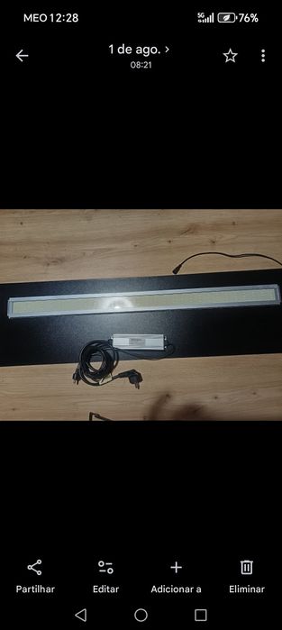 Calha led aquário tropical plantando 45w
