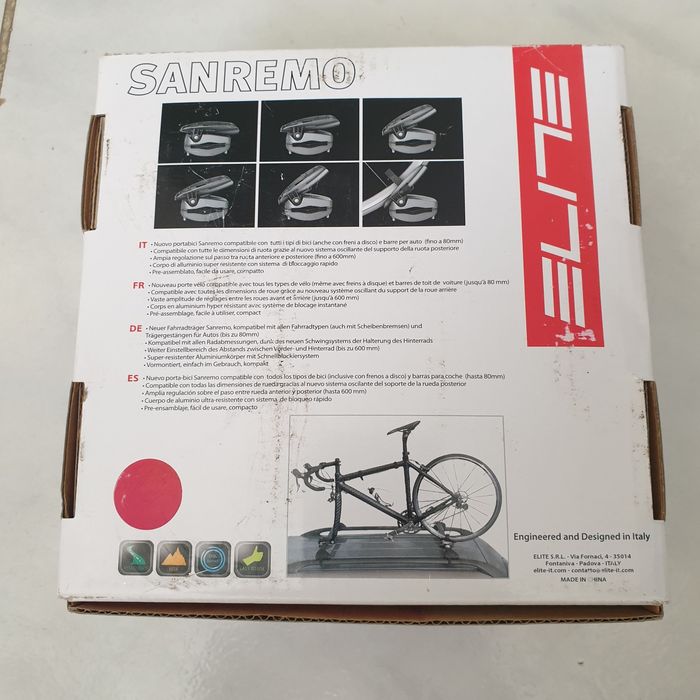 Suporte bicicletas SANREMO novo