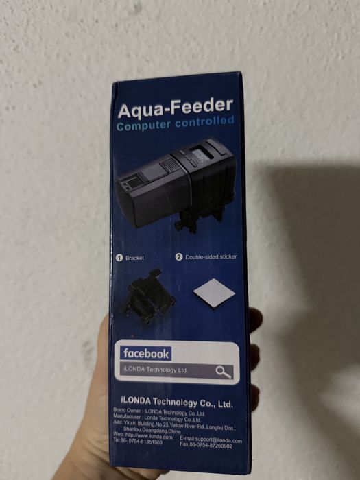 Alimentador automático para peixes/aquário Novo e celado