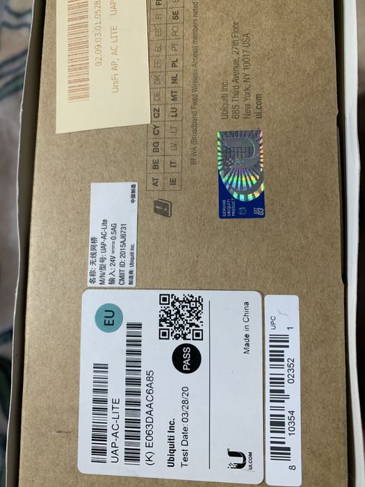 UniFi AP AC Lite novo