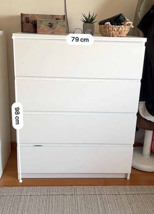 2 Cómodas Malm ikea