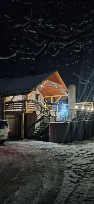 Будиночок в Карпатах з чаном / Проживання Котедж / Драгобрат Буковель