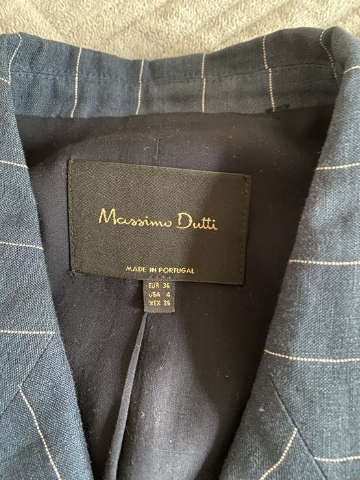 Піджак лляний massimo dutti пиджак льняной массимо дутти